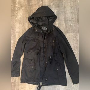 Black utility jacket